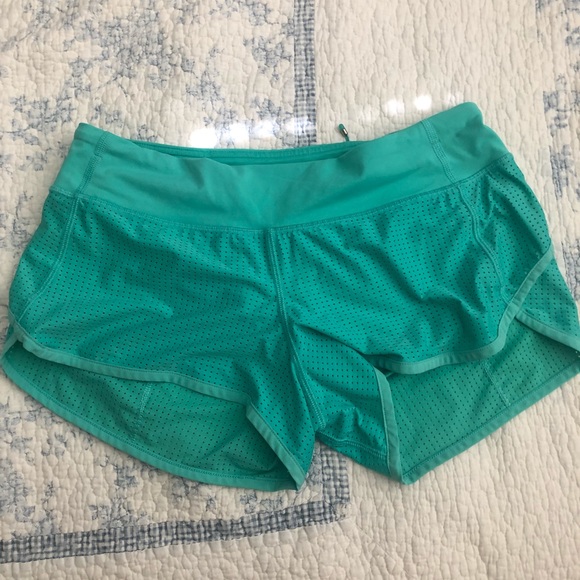 Lululemon speed shorts 6 Bali Breeze - Picture 2 of 5